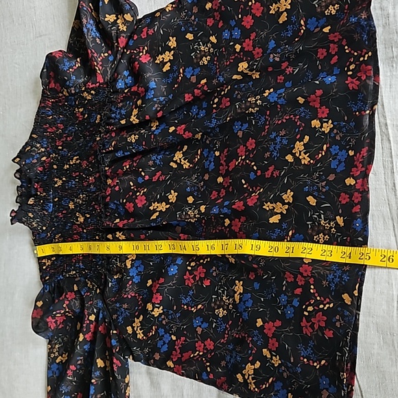 NWOT Size Large Laundry By Shelli Segal Long Sleeve Blouse - Picture 11 of 11